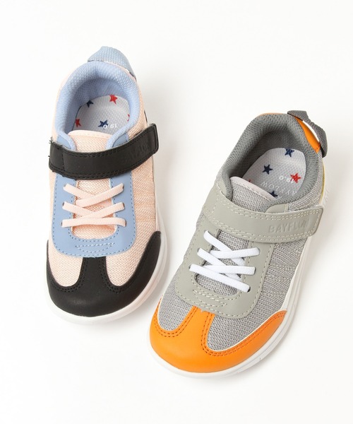 IFME（イフミー）の「【IFME（イフミー）】ベルクロスニーカー(KIDS)（スニーカー・キッズ・グレー/ピンク・17.0cm/18cm/19cm/20cm/21cm）」の5枚目の写真