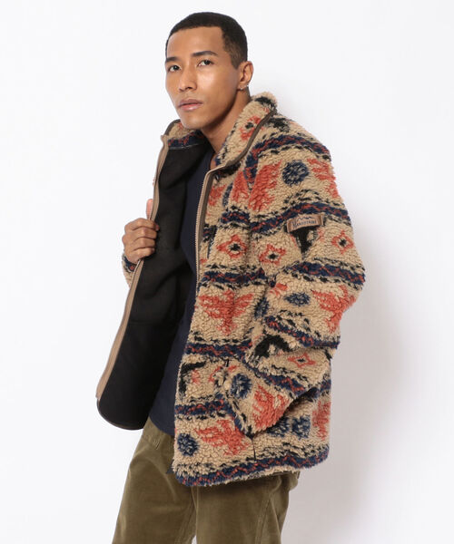 MANASTASH（マナスタッシュ）の「MANASTASH/マナスタッシュ　MT BUFFALO JACKET マウンテンバッファロージャケット（ブルゾン・メンズ・キャメル/ブラック・MEDIUM/LARGE/X-LARGE）」の2枚目の写真