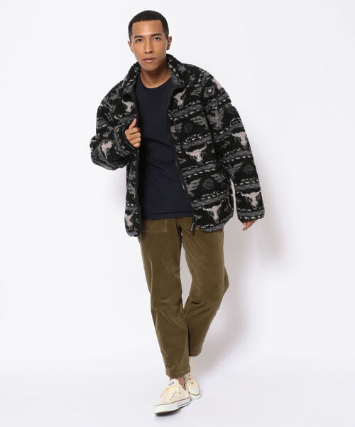 MANASTASH（マナスタッシュ）の「MANASTASH/マナスタッシュ　MT BUFFALO JACKET マウンテンバッファロージャケット（ブルゾン・メンズ・キャメル/ブラック・MEDIUM/LARGE/X-LARGE）」の12枚目の写真
