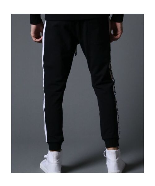 STUD MUFFIN（スタッドマフィン）の「STUD MUFFIN/スタッドマフィン/ストレッチベア裏毛 サガラパッチ＆ロゴ サイドライン リブパンツ（スウェットパンツ・メンズ・ブラック/グレー・2/4/3）」の20枚目の写真