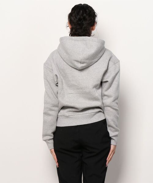 Reebok(リーボック)の「 アイデンティティ ロゴ フリース プルオーバー フーディー / Identity Logo Fleece Pullover Hoodie(パーカー・レディース・ブラック/ヘザーグレー/パープル/ホワイト・MEDIUM/X-LARGE/SMALL/LARGE/X-SMALL/XX-LARGE)」の11枚目の写真