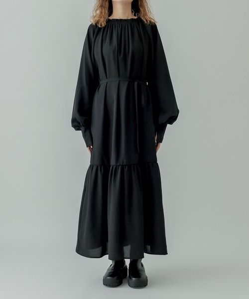 完売 Mystic ミスティック のワンピース ボウタイギャザーワンピース Myza0001 を購入できます Mystic ワンピース ボウタイギャザーワンピース 交換無料