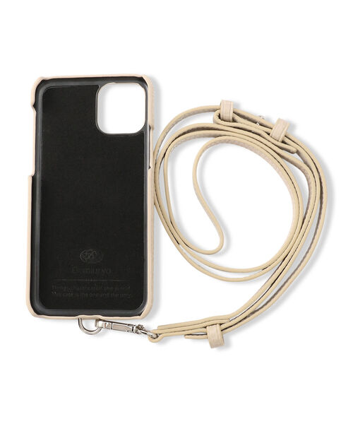 DEMIU POCHE Crocoベージュ iPhone14とストラップ DEMIU POCHE Crocoベージュ iPhone14とストラップ DEMIU POCHE Croco