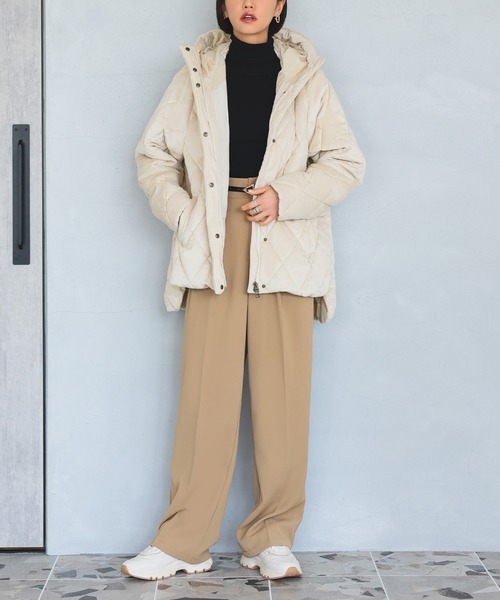 ライトサーモキルティングウォームパデットコート ｜ レディース