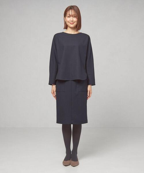 THE STATION STORE(ザ ステーション ストア)の「<closet story>ブラウス+スカート セットアップ/ワンピース -ウォッシャブル-(ワンピース・レディース・ネイビー/ライトピンク・FREE)」の3枚目の写真