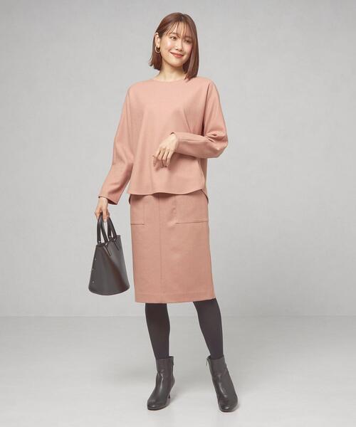 THE STATION STORE(ザ ステーション ストア)の「<closet story>ブラウス+スカート セットアップ/ワンピース -ウォッシャブル-(ワンピース・レディース・ネイビー/ライトピンク・FREE)」の20枚目の写真