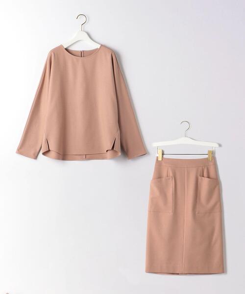 THE STATION STORE(ザ ステーション ストア)の「<closet story>ブラウス+スカート セットアップ/ワンピース -ウォッシャブル-(ワンピース・レディース・ライトピンク/ネイビー・FREE)」の5枚目の写真
