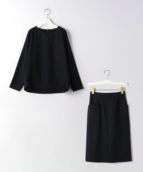 THE STATION STORE(ザ ステーション ストア)の「<closet story>ブラウス+スカート セットアップ/ワンピース -ウォッシャブル-(ワンピース・レディース・ネイビー/ライトピンク・FREE)」の7枚目の写真