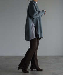 amini（アミニ）の「【2021-2022 A/W】バックボタンスリットニット（ニット/セーター）」