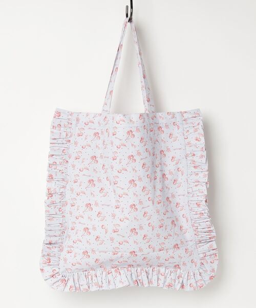 Little sunny bite(リトルサニーバイト)の「■Little Sunny Bite■LSB Logo frill tote bag(ショルダーバッグ・レディース・マルチ/レオパード・FREE)」の13枚目の写真