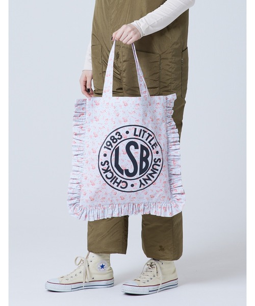 Little sunny bite(リトルサニーバイト)の「■Little Sunny Bite■LSB Logo frill tote bag(ショルダーバッグ・レディース・マルチ/レオパード・FREE)」の19枚目の写真