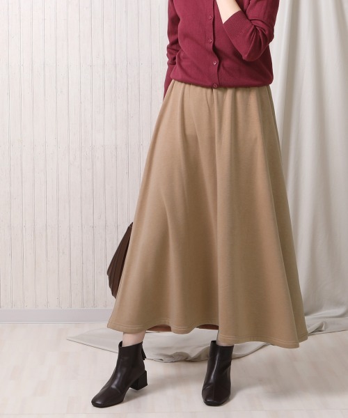 SELECT LEVERY(セレクトリベリー)の「(Wheart)裏シャギーフレアスカート(スカート・レディース・ブラック/アイボリー/ダークグレー/モカ・SMALL/MEDIUM/LARGE/X-LARGE)」の19枚目の写真