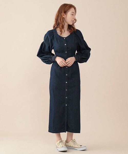 DEICY(デイシー)の「デニムレースアップタイトワンピース(ワンピース)」 WEAR