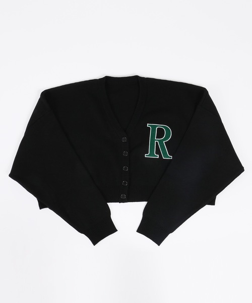 WC(ダブル シー)の「イニシャルロゴカーデ(カーディガン/ボレロ・レディース・ホワイト/ブラック/グリーン/ピンク・FREE)」の12枚目の写真