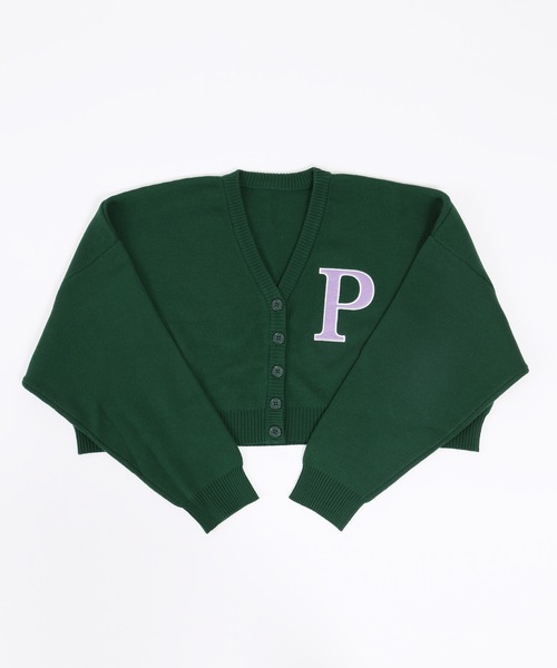 WC(ダブル シー)の「イニシャルロゴカーデ(カーディガン/ボレロ・レディース・ホワイト/ブラック/グリーン/ピンク・FREE)」の8枚目の写真