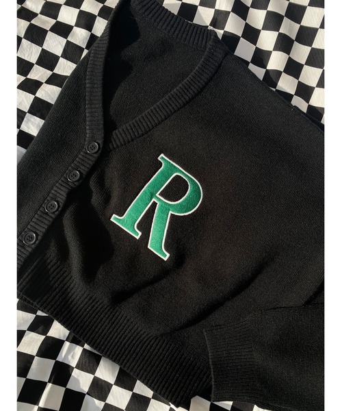 WC(ダブル シー)の「イニシャルロゴカーデ(カーディガン/ボレロ・レディース・ホワイト/ブラック/グリーン/ピンク・FREE)」の11枚目の写真