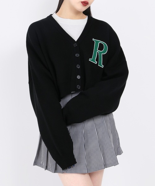 WC(ダブル シー)の「イニシャルロゴカーデ(カーディガン/ボレロ・レディース・ホワイト/ブラック/グリーン/ピンク・FREE)」の20枚目の写真