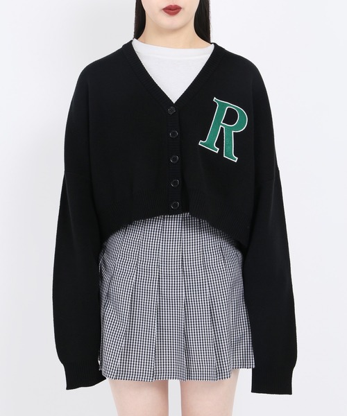 WC(ダブル シー)の「イニシャルロゴカーデ(カーディガン/ボレロ・レディース・ホワイト/ブラック/グリーン/ピンク・FREE)」の21枚目の写真