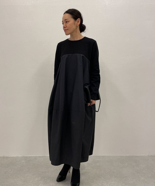 BEARDSLEY（ビアズリー）の「丸い部分の分量感が緻密に計算された1枚　マルワンピース（ワンピース・レディース・ブラック・FREE）」の3枚目の写真