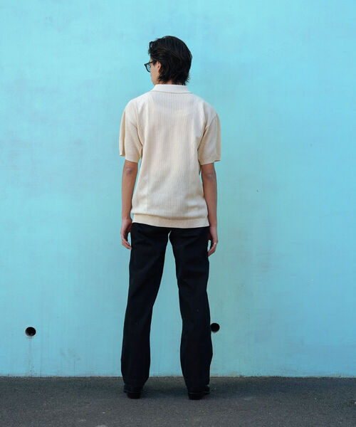 VAPORIZE（ヴェイパライズ）の「VAPORIZE / Mesh Polo Shirt（ポロシャツ・メンズ・ブラック/ミント/オフホワイト・LARGE/SMALL/MEDIUM）」の12枚目の写真