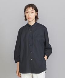 BEAUTY&YOUTH UNITED ARROWS | BY コットンスタンド 9分袖 フリルシャツ -ウォッシャブル-(シャツ/ブラウス)