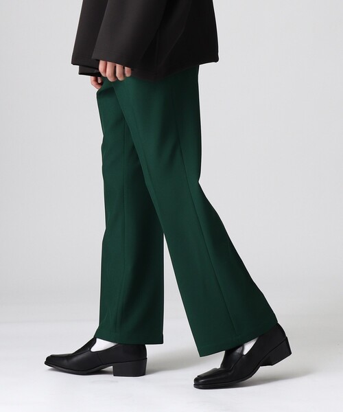 tk.TAKEO KIKUCHI(ティーケータケオキクチ)の「◆【WEB限定】ルースタークロスフレアパンツ(その他パンツ・メンズ・ブラック/ダークグリーン/ブラウン系その他/ライトベージュ・01/02/03)」の7枚目の写真