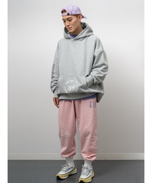 GAP | カーボナイズド フレンチテリー オーバーサイズ サークルgapロゴ プルオーバー パーカー(パーカー)