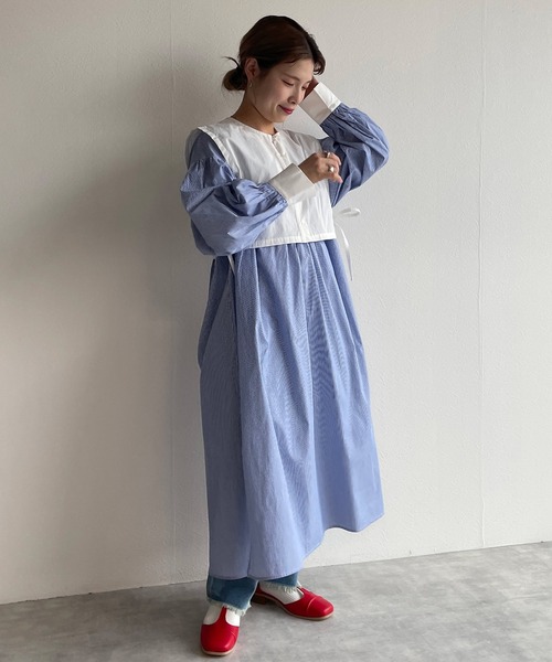 w closet（ダブルクローゼット）の「Tストラップパンプス（パンプス・レディース・ホワイト/ブラック/レッド・M/L）」の10枚目の写真