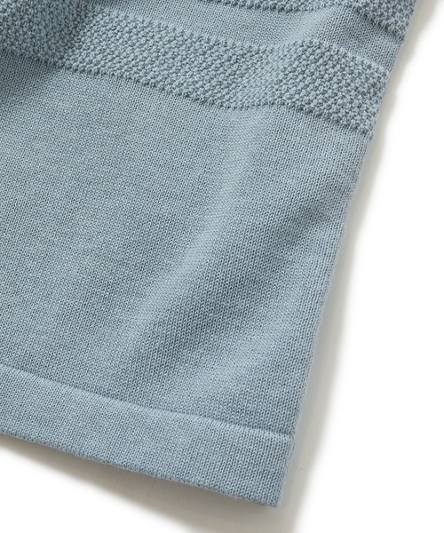 MEN'S BIGI（メンズビギ）の「ハイツイストコットン VネックTシャツ（Tシャツ/カットソー・メンズ・ホワイト/ブラック/ブルー・01/02/03）」の21枚目の写真