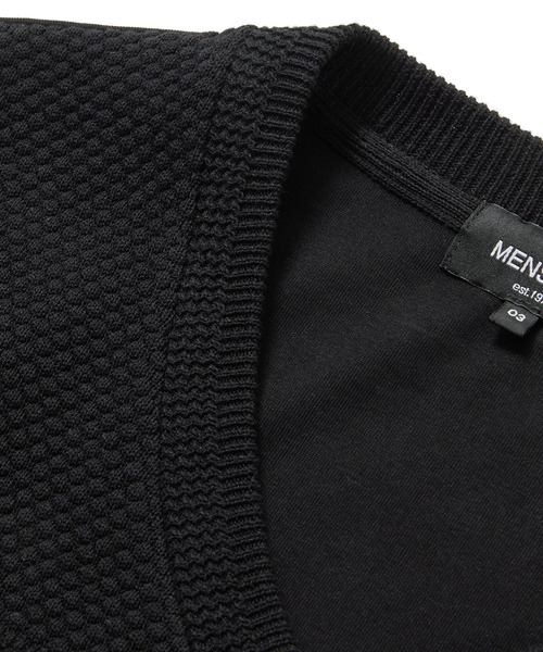 MEN'S BIGI（メンズビギ）の「ハイツイストコットン VネックTシャツ（Tシャツ/カットソー・メンズ・ホワイト/ブラック/ブルー・01/02/03）」の16枚目の写真