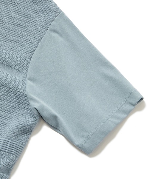 MEN'S BIGI（メンズビギ）の「ハイツイストコットン VネックTシャツ（Tシャツ/カットソー・メンズ・ホワイト/ブラック/ブルー・01/02/03）」の20枚目の写真