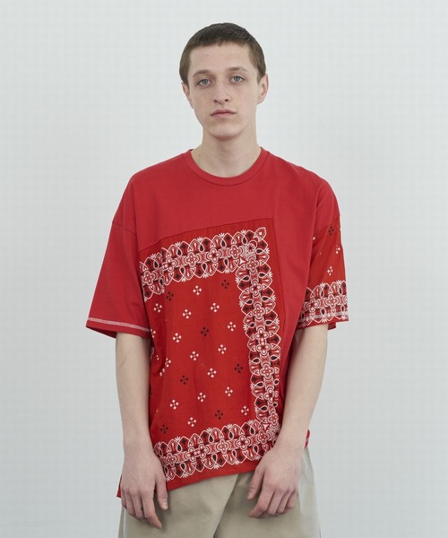 FRAPBOIS(フラボア)の「バンダナT(Tシャツ/カットソー・レディース・ブラック/レッド・2/1)」の15枚目の写真