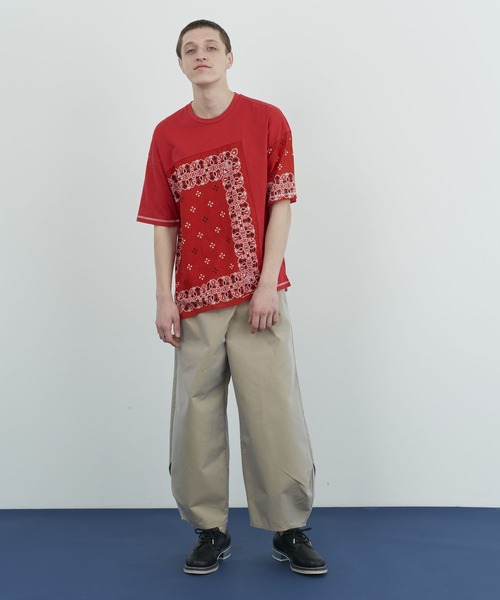 FRAPBOIS(フラボア)の「バンダナT(Tシャツ/カットソー・レディース・ブラック/レッド・2/1)」の17枚目の写真