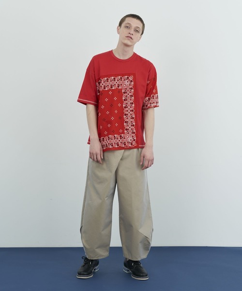 FRAPBOIS(フラボア)の「バンダナT(Tシャツ/カットソー・レディース・ブラック/レッド・2/1)」の18枚目の写真