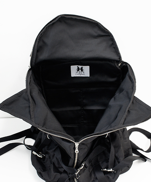 CIAOPANIC（チャオパニック）の「【Ciaopanic】ZIP FLAP BACKPACK（バックパック/リュック・メンズ・ブラック/ブラック系その他/グレー系その他・FREE）」の10枚目の写真