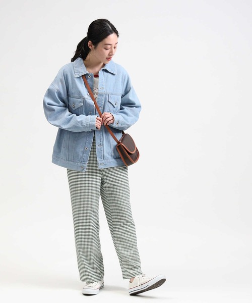 HONEYSUCKLE ROSE（ハニーサックルローズ）の「【HONEYSUCKLE ROSE】ビッグデニムジャケット（デニムジャケット・レディース・ダークインディゴブルー/ライトインディゴブルー・L/M）」の7枚目の写真