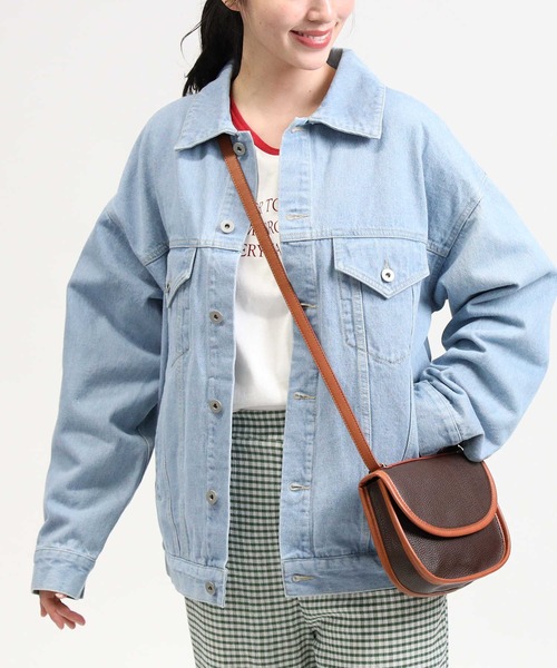 HONEYSUCKLE ROSE（ハニーサックルローズ）の「【HONEYSUCKLE ROSE】ビッグデニムジャケット（デニムジャケット・レディース・ダークインディゴブルー/ライトインディゴブルー・L/M）」の10枚目の写真