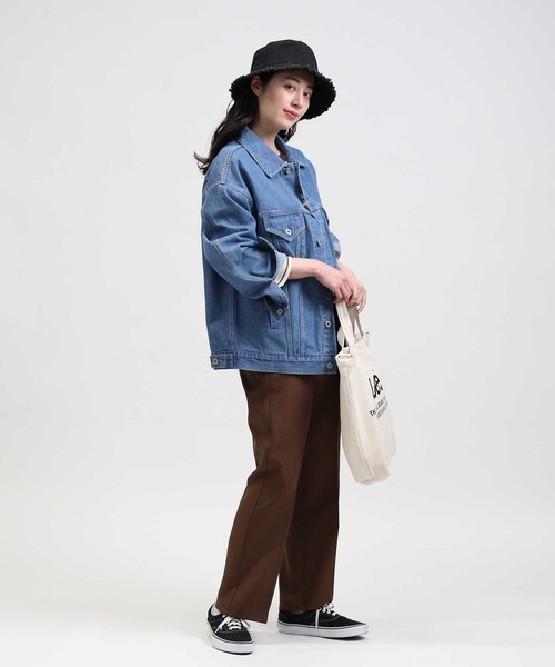 HONEYSUCKLE ROSE（ハニーサックルローズ）の「【HONEYSUCKLE ROSE】ビッグデニムジャケット（デニムジャケット・レディース・ダークインディゴブルー/ライトインディゴブルー・L/M）」の3枚目の写真