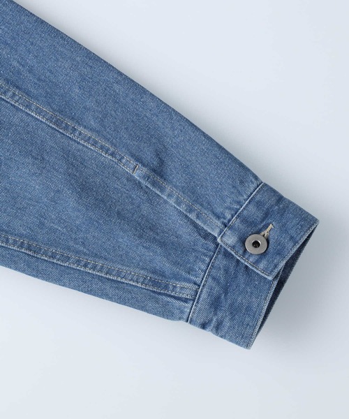 HONEYSUCKLE ROSE（ハニーサックルローズ）の「【HONEYSUCKLE ROSE】ビッグデニムジャケット（デニムジャケット・レディース・ダークインディゴブルー/ライトインディゴブルー・L/M）」の15枚目の写真