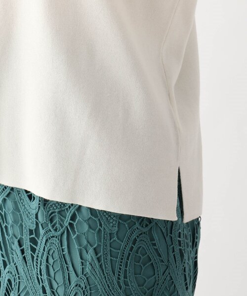 OPAQUE.CLIP（オペークドットクリップ）の「◆【CORCORAN】ピマコットン ボリュームスリーブニット（ニット/セーター・レディース・ブルー/ライトパープル/黄緑系/グリーン/ホワイト系/ブラック・38/42/36/40）」の11枚目の写真