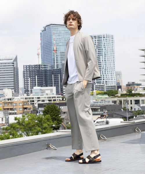 alfredoBANNISTER（アルフレッドバニスター）の「バックル ストラップ レザーサンダル（サンダル・メンズ・ブラック/ホワイト/カーキ・39/40/41/42/43）」の10枚目の写真