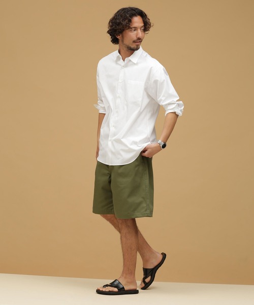 THOMAS MASON(トーマス メイソン)の「LB.03/THOMAS MASON レギュラーカラーシャツ(シャツ/ブラウス・メンズ・ホワイト/その他1・L/M)」の9枚目の写真