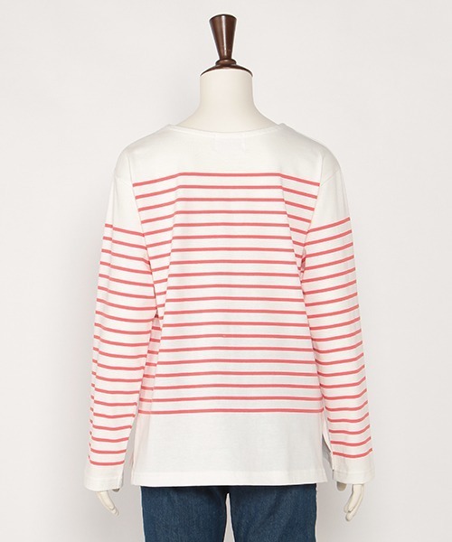 Lycee mine（リセマイン）の「【リンク】パネルボーダーT（Tシャツ/カットソー・キッズ・レッド/ブルー/エメラルド・S/M）」の9枚目の写真