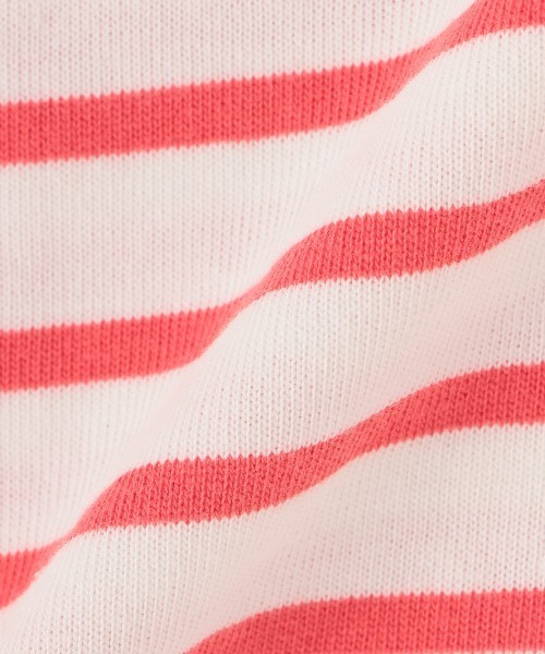 Lycee mine（リセマイン）の「【リンク】パネルボーダーT（Tシャツ/カットソー・キッズ・レッド/ブルー/エメラルド・S/M）」の4枚目の写真