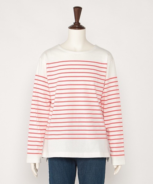 Lycee mine（リセマイン）の「【リンク】パネルボーダーT（Tシャツ/カットソー・キッズ・レッド/ブルー/エメラルド・S/M）」の18枚目の写真