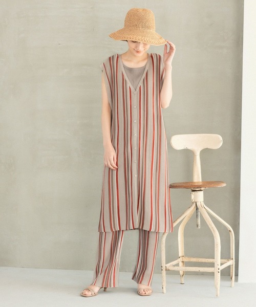 LEPSIM（レプシィム）の「ペーパーアミガラハット　255170（ハット・レディース・ベージュ/ダークブラウン/ブラック・ONE SIZE）」の9枚目の写真