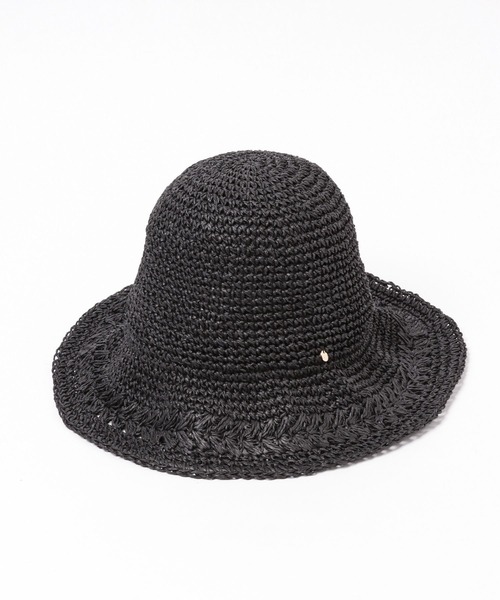 LEPSIM（レプシィム）の「ペーパーアミガラハット　255170（ハット・レディース・ベージュ/ダークブラウン/ブラック・ONE SIZE）」の10枚目の写真