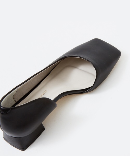 PICHE ABAHOUSE(ピシェ アバハウス)の「スクエアトゥサイドセパレートパンプス(パンプス・レディース・ブラック/ベージュ・37/38/39/35/36)」の11枚目の写真