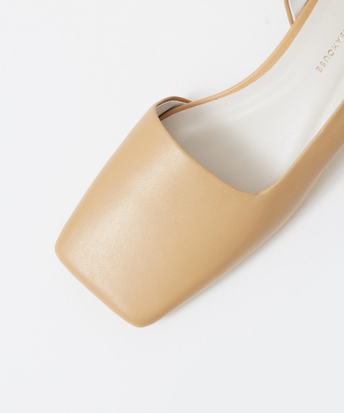 PICHE ABAHOUSE(ピシェ アバハウス)の「スクエアトゥサイドセパレートパンプス(パンプス・レディース・ブラック/ベージュ・37/38/39/35/36)」の17枚目の写真