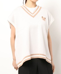 PairPair | クマ柄ニットベスト(ユニセックス)(ベスト)